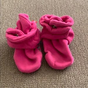 Zutano baby booties with grip bottoms